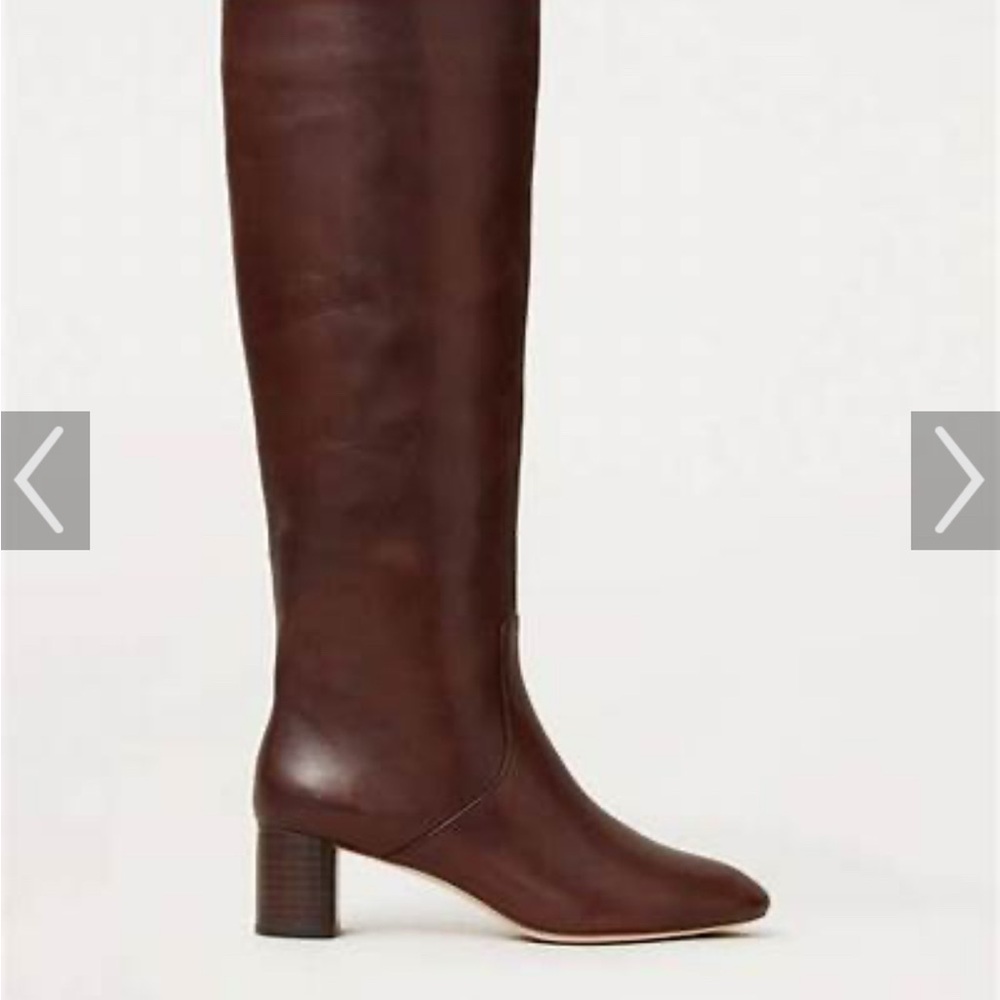 Loeffler Randall "Indy" smooth calf leather tall boots